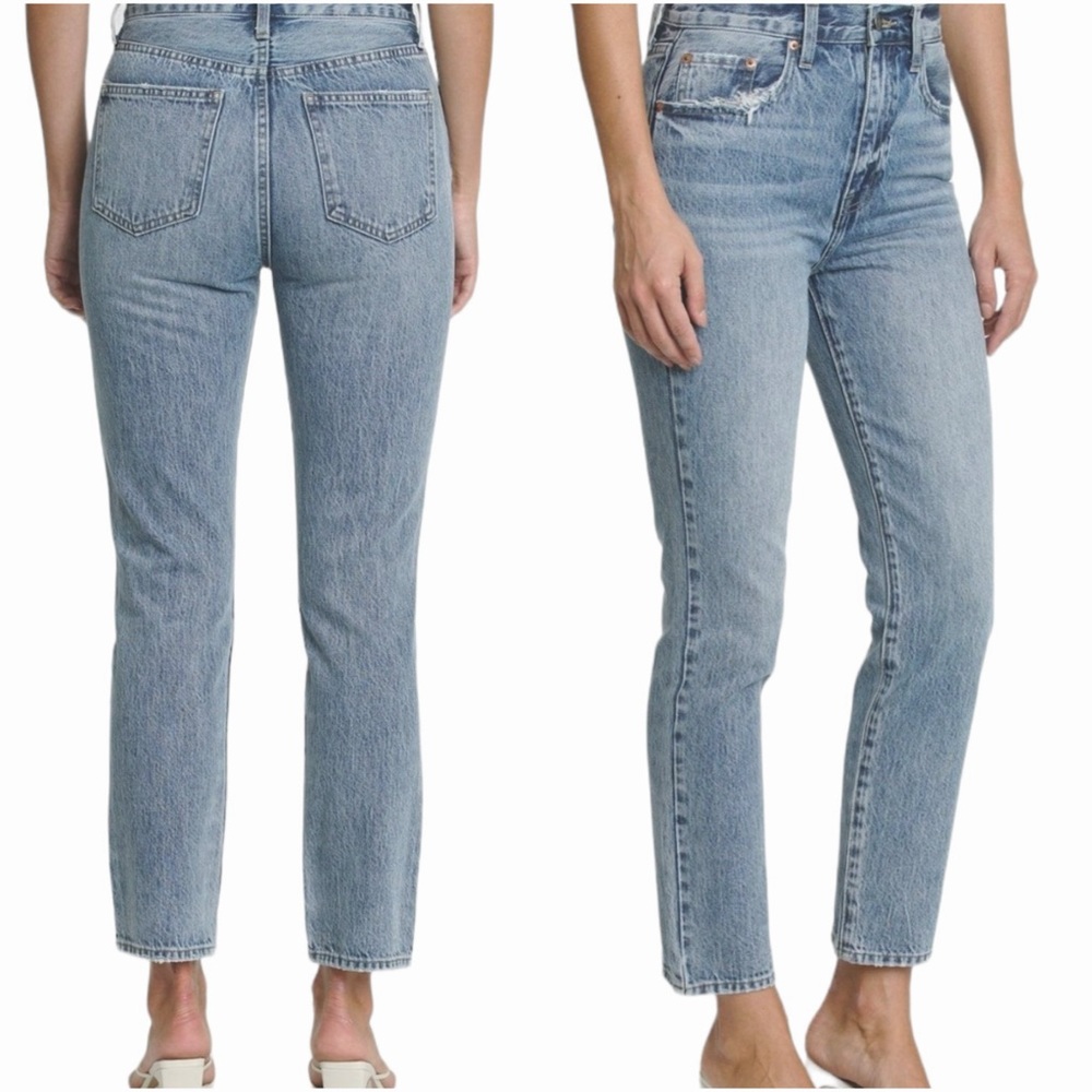 Anthropologie Pistola Keaton Super High Rise Straight Leg Jeans